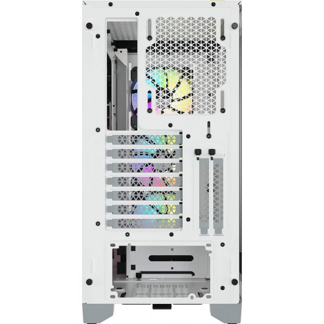Corsair | Tempered Glass Mid-Tower ATX Case | iCUE 4000X RGB | Side window | Mid-Tower | White | Power supply included No | ATX - 3